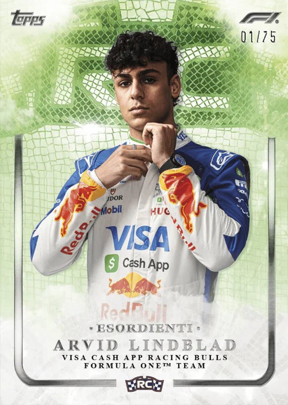 Carte Esordienti d’Arvid Lindblad, Topps Eccellenza F1 2026