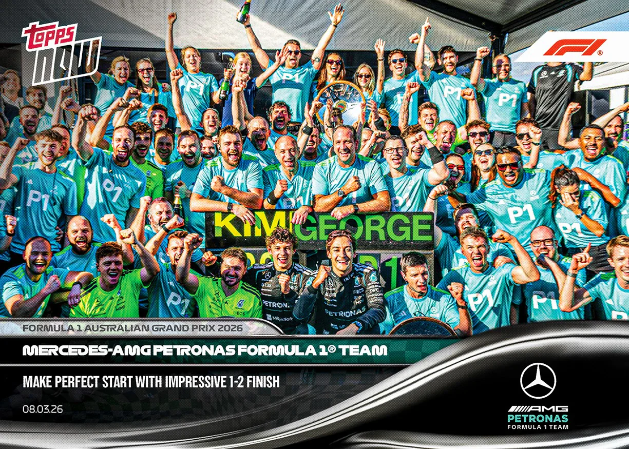 Carte Topps Now F1 2026 de Mercedes – GP d’Australie