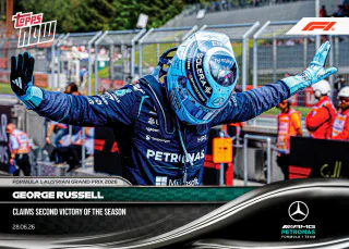 Carte Topps Now F1 2026 n°42 de George Russell – GP d’Autriche