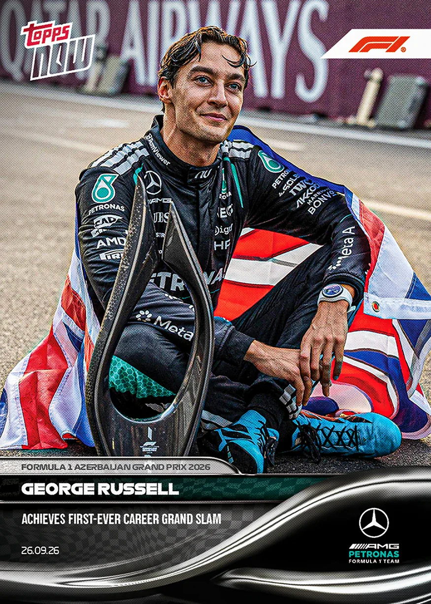 Topps Now F1 2026 George Russell carte 62