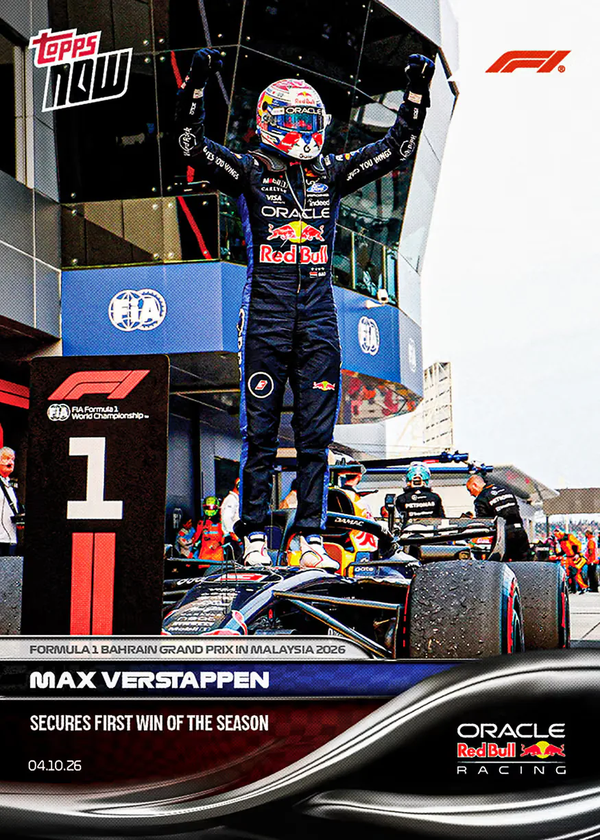 Topps Now F1 2026 Max Verstappen carte 64