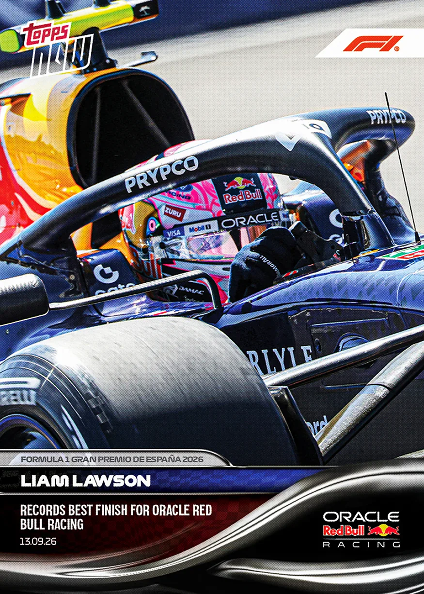 Topps Now F1 2026 Liam Lawson carte 60