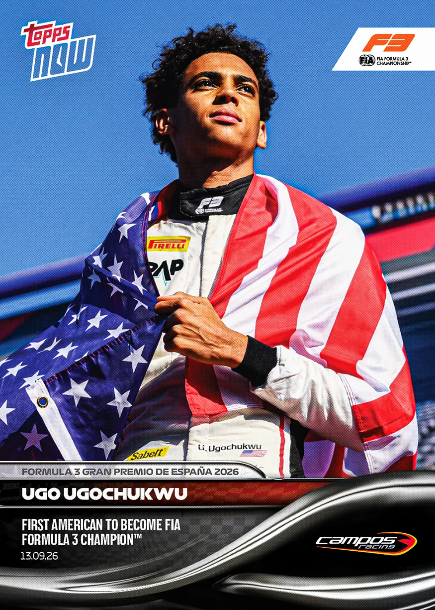 Topps Now F1 2026 Ugo Ugochukwu carte 61