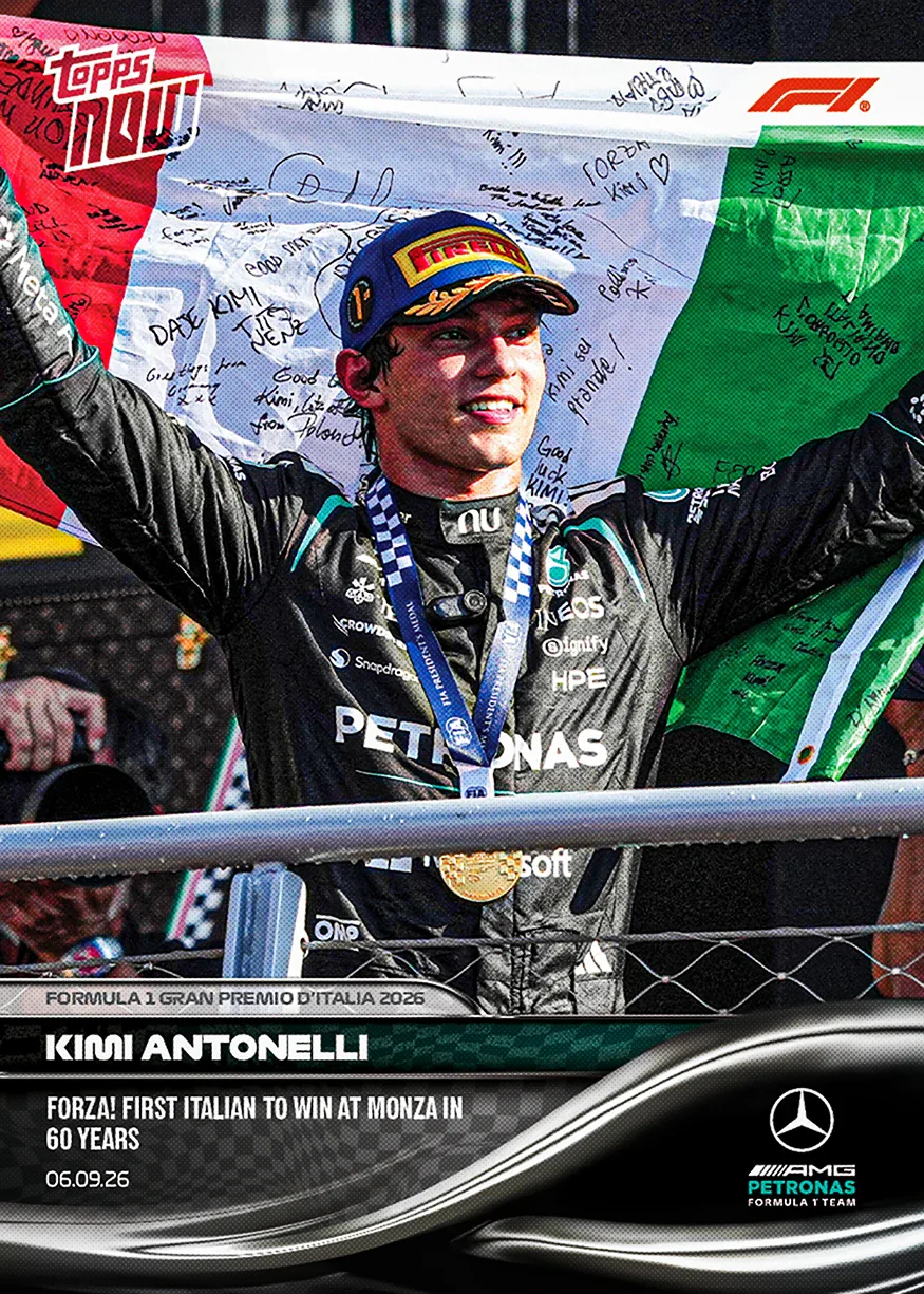 Topps Now F1 2026 Kimi Antonelli carte 57