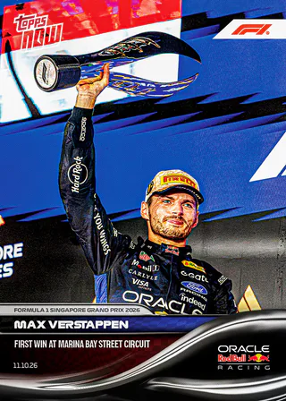 Topps Now F1 2026 Max Verstappen carte 67