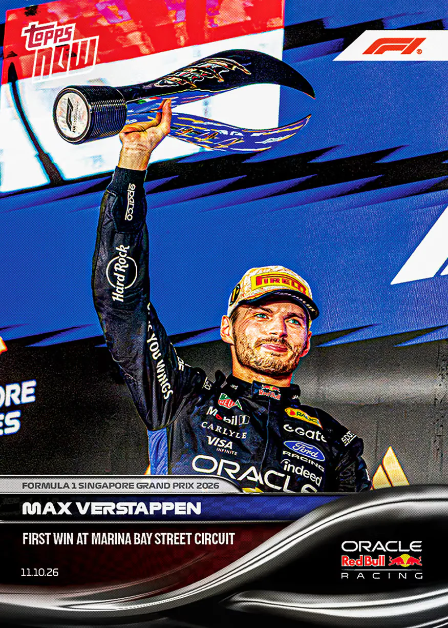 Topps Now F1 2026 Max Verstappen carte 67
