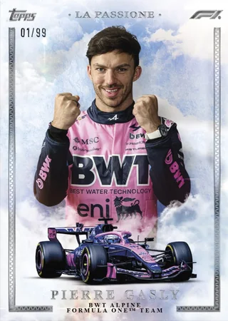 Carte La Passione de Pierre Gasly, Topps Eccellenza F1 2026