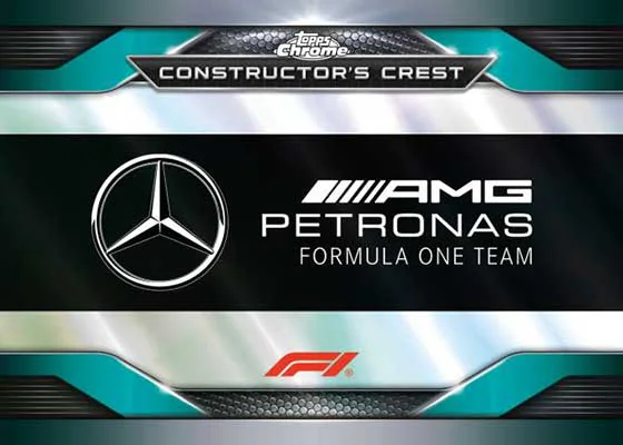 Carte insert Constructor’s Crest, Topps Chrome F1 2023