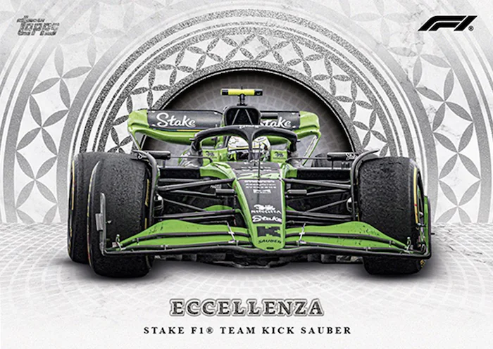 Carte Macchina da Corsa de Kick Sauber, Topps Eccellenza F1 2024