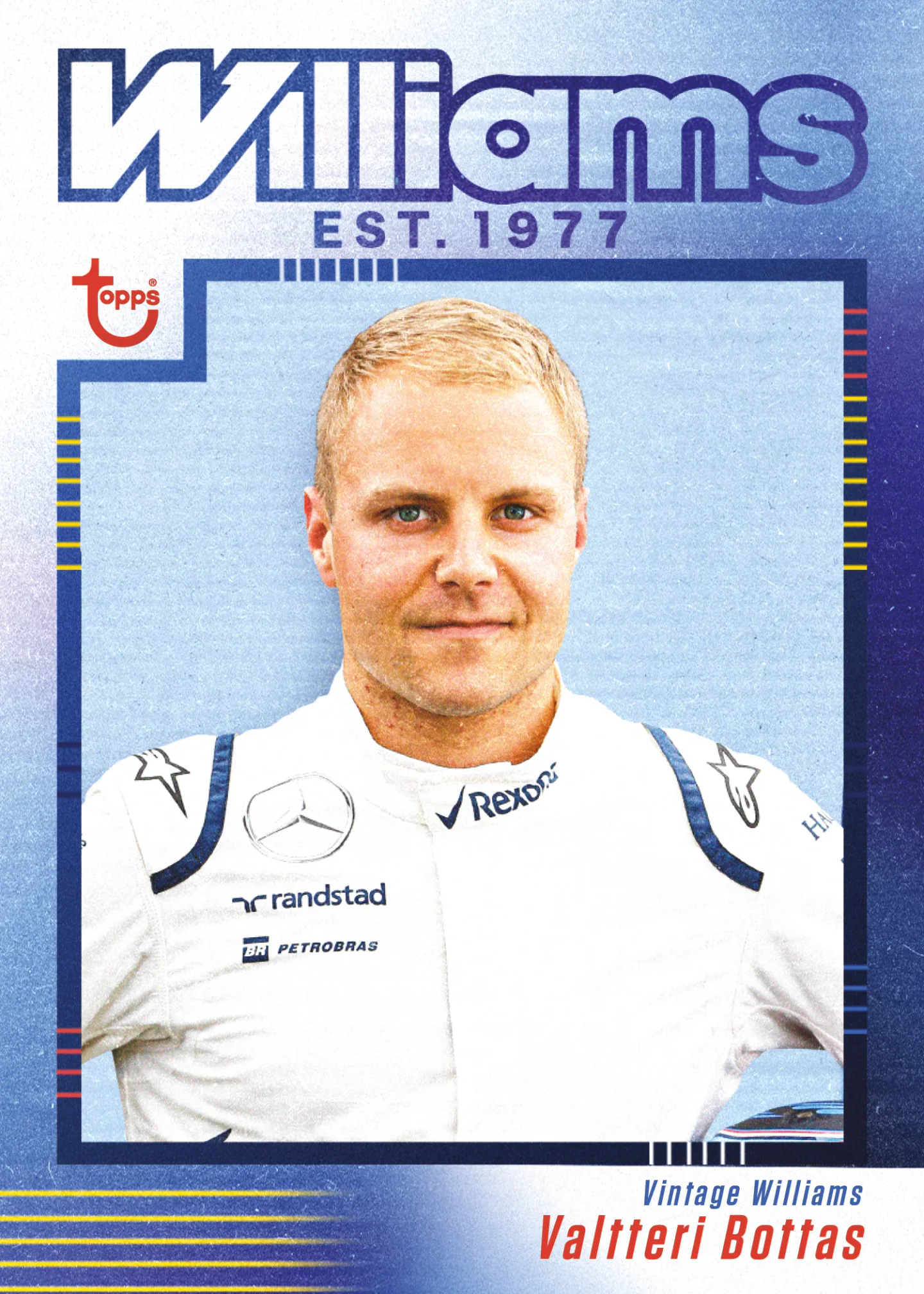 Carte Vintage Williams de Valtteri Bottas, Topps Williams 2026 Collection