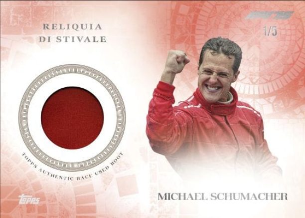 Topps Eccellenza 2025 Reliquia di Stivale Schumacher