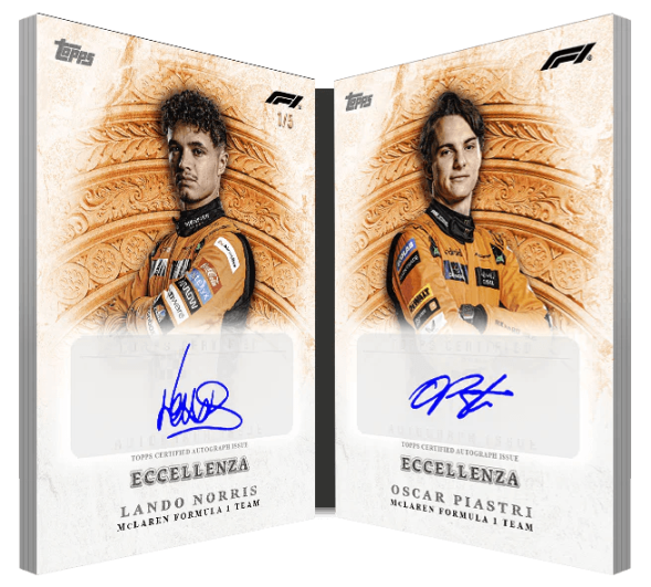 Topps Eccellenza 2024 McLaren Dual Auto Book