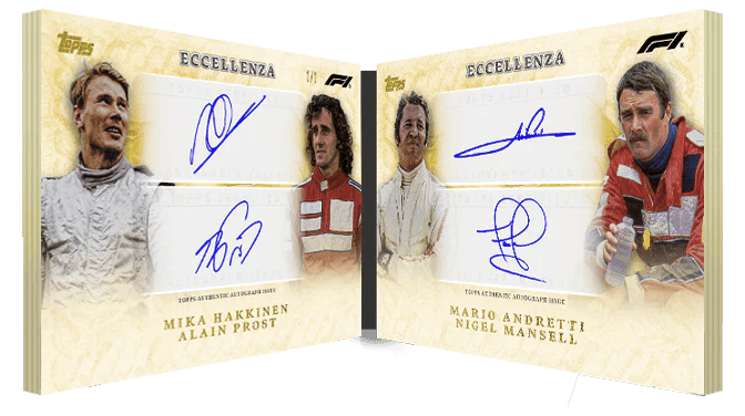 Topps Eccellenza 2024 Quad Auto Book