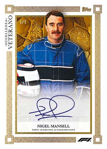 Topps Eccellenza 2023 Veterano Auto