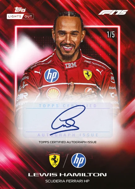 Topps Lights Out 2025 Auto Hamilton