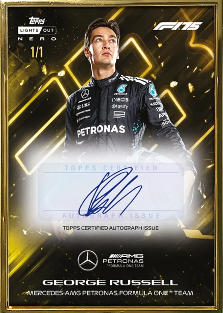 Topps Lights Out 2025 Auto Nero